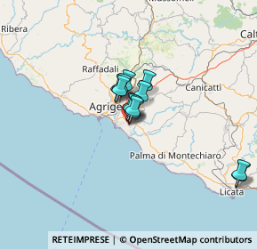 Mappa Via Girgio Pastore, 92100 Agrigento AG, Italia (9.30917)