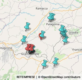 Mappa Cortile Costanzo, 95044 Mineo CT, Italia (8.2)