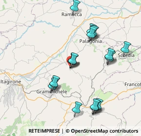 Mappa Via Orfanelli, 95044 Mineo CT, Italia (8.7775)
