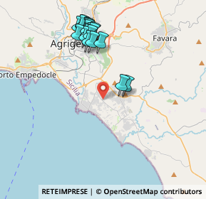 Mappa 92100 Villaggio Mosè AG, Italia (4.617)