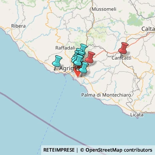 Mappa 92100 Villaggio Mosè AG, Italia (7.80182)