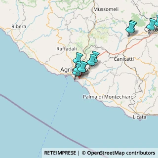 Mappa 92100 Villaggio Mosè AG, Italia (20.71538)