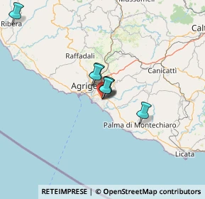 Mappa Via A. Cremona, 92100 Villaggio Mosè AG, Italia (26.11308)