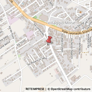 Mappa Via A. Cremona, 3, 92100 Agrigento, Agrigento (Sicilia)