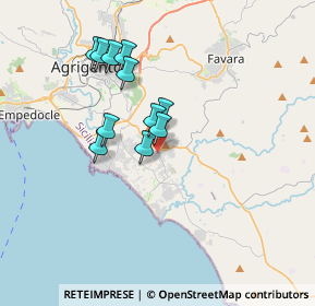 Mappa Via A. Cremona, 92100 Villaggio Mosè AG, Italia (3.25818)