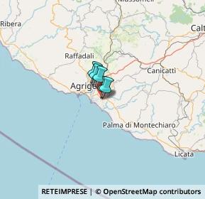 Mappa Via Nicolò Paganini, 92100 Villaggio Mosè AG, Italia (37.14769)
