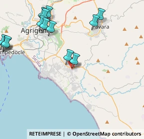 Mappa Via Nicolò Paganini, 92100 Villaggio Mosè AG, Italia (6.03929)