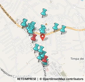 Mappa Via Nicolò Paganini, 92100 Villaggio Mosè AG, Italia (0.444)