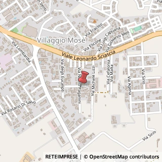 Mappa Via Nicolò Paganini, 9, 92100 Agrigento, Agrigento (Sicilia)
