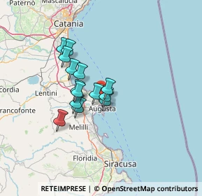 Mappa Via Amara, 96011 Augusta SR, Italia (10.79429)