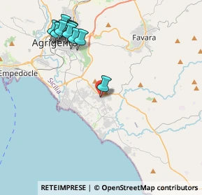 Mappa Via Itaca, 92100 Agrigento AG, Italia (5.29167)