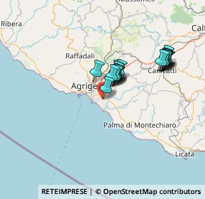 Mappa Via Itaca, 92100 Agrigento AG, Italia (12.98389)