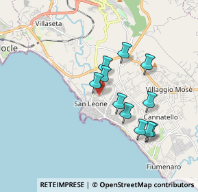 Mappa Via Torre di Gaffe, 92100 Villaggio Mosè AG, Italia (1.72)