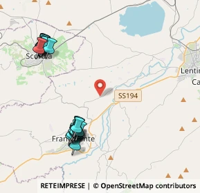 Mappa Strada Provinciale, 96016 Lentini SR, Italia (5.4825)