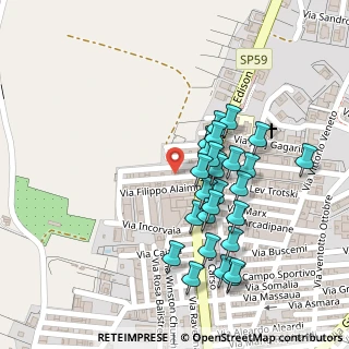 Mappa Via Alaimo Filippo, 92023 Campobello di Licata AG, Italia (0.12593)