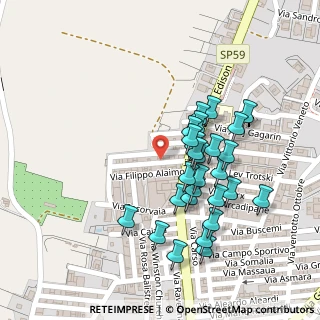 Mappa Via Alaimo Filippo, 92023 Campobello di Licata AG, Italia (0.12333333333333)