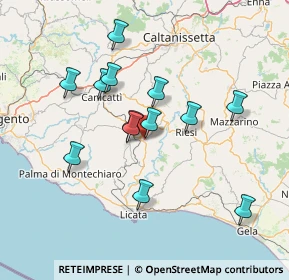 Mappa Via Po, 92029 Ravanusa AG, Italia (14.71462)