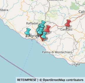 Mappa Via Sirio, 92100 Agrigento AG, Italia (8.13091)