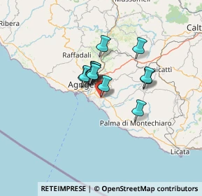 Mappa Via Sirio, 92100 Agrigento AG, Italia (9.45538)