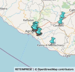 Mappa Via Sirio, 92100 Agrigento AG, Italia (8.70833)