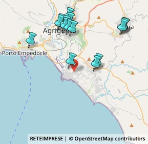 Mappa Via degli Ippocastagni, 92100 Villaggio Mosè AG, Italia (4.852)