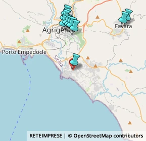 Mappa Via degli Ippocastagni, 92100 Villaggio Mosè AG, Italia (5.20364)