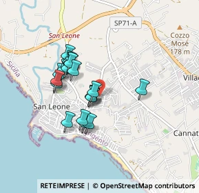 Mappa Via degli Ippocastagni, 92100 Villaggio Mosè AG, Italia (0.8025)