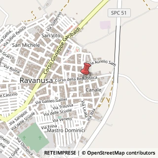 Mappa Via Dante, 4, 92029 Ravanusa, Agrigento (Sicilia)