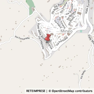 Mappa Via Rimembranza, 53, 95044 Mineo, Catania (Sicilia)