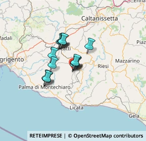 Mappa Via R. Incorvaia, 92023 Campobello di Licata AG, Italia (9.47933)