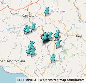 Mappa Via R. Incorvaia, 92023 Campobello di Licata AG, Italia (4.7475)