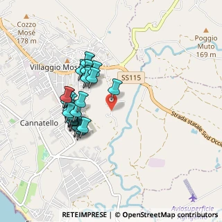 Mappa Via Enrico la Loggia, 92100 Agrigento AG, Italia (0.90714)