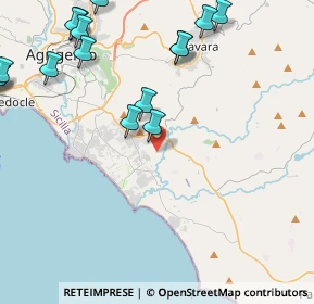 Mappa Via Enrico la Loggia, 92100 Agrigento AG, Italia (6.40938)