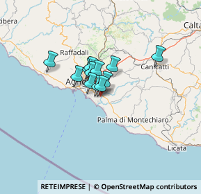 Mappa Via Enrico la Loggia, 92100 Agrigento AG, Italia (8.0125)