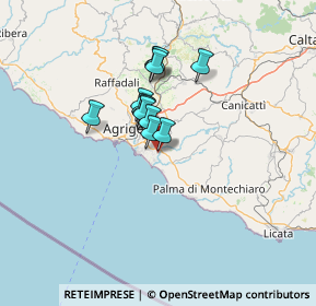 Mappa Via Enrico la Loggia, 92100 Agrigento AG, Italia (9.77)