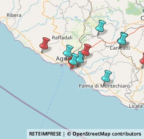 Mappa Via Ustica, 92100 Villaggio Mosè AG, Italia (20.27917)