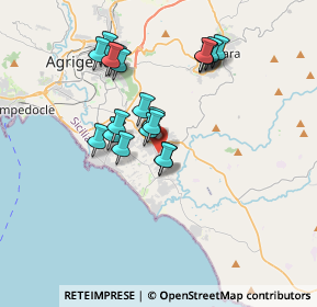 Mappa Via Michele Lizzi, 92100 Agrigento AG, Italia (3.5245)