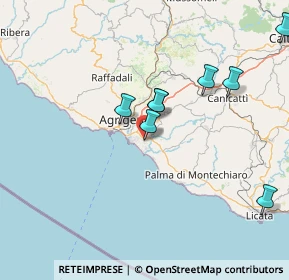 Mappa Via Michele Lizzi, 92100 Agrigento AG, Italia (24.98364)