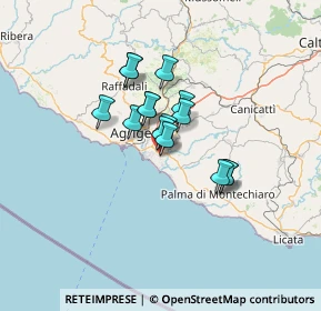 Mappa Via Michele Lizzi, 92100 Agrigento AG, Italia (9.80533)