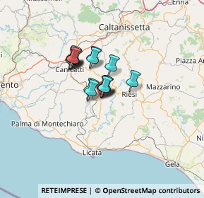Mappa Via San Tommaso D'Acquino, 92029 Ravanusa AG, Italia (8.77938)
