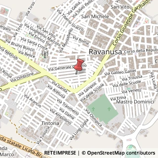 Mappa Via Don Bosco, 34, 92029 Ravanusa, Agrigento (Sicilia)