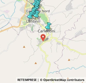 Mappa Via Scavonetti, 96013 Carlentini SR, Italia (2.90545)