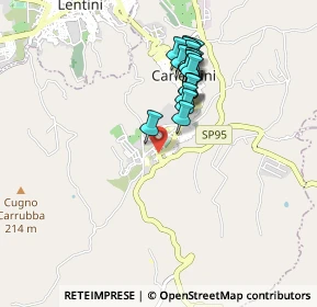 Mappa Via Scavonetti, 96013 Carlentini SR, Italia (0.9)