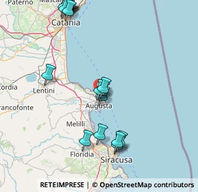 Mappa Via delle Magnolie, 96011 Augusta SR, Italia (20.90556)