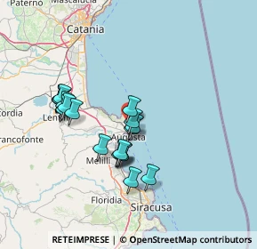 Mappa Via delle Magnolie, 96011 Augusta SR, Italia (14.254)