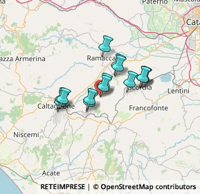 Mappa Via Belvedere Camuti, 95044 Mineo CT, Italia (10.38571)