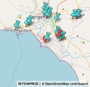 Mappa Via delle Petunie, 92100 Villaggio Mosè AG, Italia (4.62118)