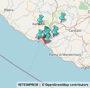 Mappa Via delle Petunie, 92100 Villaggio Mosè AG, Italia (7.80545)