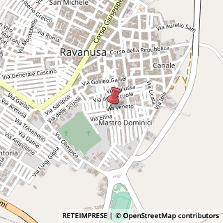 Mappa Via Agrigento, 39, 92029 Ravanusa, Agrigento (Sicilia)