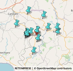 Mappa Via Ibla, 92029 Ravanusa AG, Italia (5.8955)